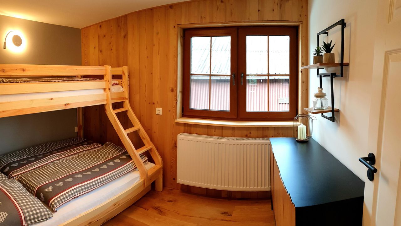 Schlafzimmer4 mit großem Stockbett Schlafzimmer4 mit großem Stockbett